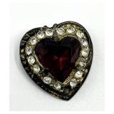 Krementz Purple Heart Brooch