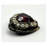 Krementz Purple Heart Brooch