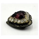 Krementz Purple Heart Brooch