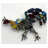 Schreiner Rooster Brooch Pin