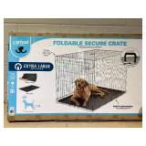 Carlson Extra-Large Foldable Single-Door Dog Crate Dogs Up To 28" Tall & 36" Long