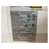 BLACK+DECKER 8,000 BTU Portable Air Conditioner up to 350 Sq. with Remote Control, White Model: BPACT08WT (Transit Damage, See Photos)
