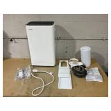 Toshiba 8,000 (DOE) BTU Portable Air Conditioner Cools 350 sq. ft. with Dehumidifier and Remote Control in White Model # PX0812CWRU