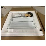 GE 14,000 BTU 115V Window Air Conditioner Cools 700 Sq. Ft. with SMART technology, ENERGY STAR and Remote in White Model # AHTK14AAQ1 (Minor Transit Damage, See Photos)