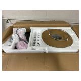 GE 1.6 cu. ft. Over-the-Range Microwave in Stainless Steel Model # JVM3160RF9SS (Minor Transit Damage, See Photos)