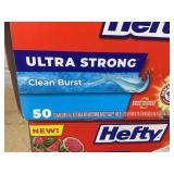 LOT OF 6 Hefty Trash Bags