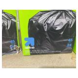 LOT OF 6 up&up & Hefty Contractor Trash Bags