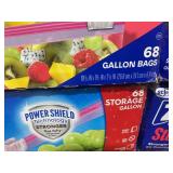 LOT OF 6 Ziploc Storage Bags