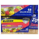 LOT OF 6 Ziploc Storage Bags