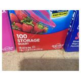 LOT OF 6 Ziploc Bags