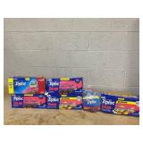 LOT OF 6 Ziploc Sotrage Bags