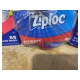 LOT OF 6 Ziploc Sotrage Bags