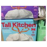 LOT OF 5 up&up Tall Kitchen Trash Bags