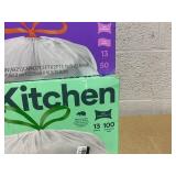 LOT OF 5 up&up Tall Kitchen Trash Bags