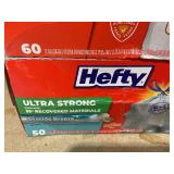 LOT OF 6 Hefty Trash Bags
