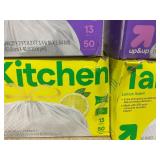 LOT OF 6 up&up Tall Kitchen Trash Bags