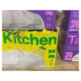LOT OF 6 up&up Tall Kitchen Trash Bags
