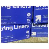 LOT OF 7 up&up X-Large Drawstring Liners For Cat Litter Boxes 36x19in