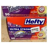 LOT OF 6 Hefty Trash Bags