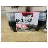 LOT OF 5 Goodcook Meal Prep Containers (Minor Cracks, See Photos)