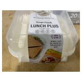 LOT OF 4 Snaplock & Snapware Meal Containers