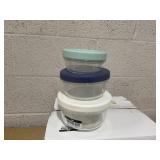 LOT OF 4 Snaplock & Snapware Meal Containers