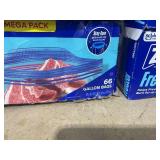 LOT OF 5 Ziploc Freezer Bags