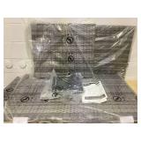 Outsunny 113 Gallon Rattan Deck Box, Waterproof Outdoor Storage Container, Dark Gray - Ideal for Patio Furniture Cushions, Pool Toys & Garden Tools (Missing Hardware)