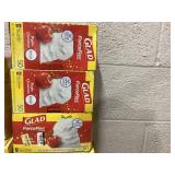 LOT OF 6 Glad Trash Bags