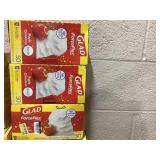 LOT OF 6 Glad Trash Bags