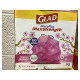 LOT OF 6 Glad Trash Bags