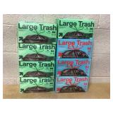 LOT OF 8 up&up Large Trash Bags (30 Gal.)