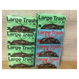 LOT OF 8 up&up Large Trash Bags (30 Gal.)