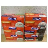 LOT OF 6 Hefty Trash Bags (13 Gal.)
