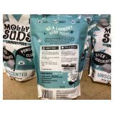 LOT OF 4 Molly Suds Laundry Powder & Pods (Powder- 47Oz., Pods-29.63Oz.)