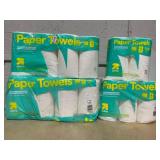 LOT OF 4 up&up Paper Towels