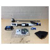 HART 40V Supercharge Brushless 15" Carbon Fiber Shaft String Trimmer Kit - Attachment Capable (1) 4Ah Battery (1) Charger