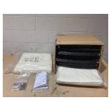 Toolsempire Outdoor Conversation Set 3 Pieces Patio Furniture, Patio Sofa Chair Wicker Set with Waterproof Cushion & Wicker Rattan Table for Backyard, Balcony (Beige)