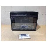 COSTWAY Electric Fireplace 24.5x10x18 in Electric Fireplace Insert