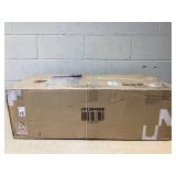 Costway Counter Height Bar Stools Set of 2 with Back and Footrest