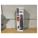 Dreo 1500W Solaris 818 Oscillating Ceramic 30" Indoor Space Heater for Home or Large Bedroom with Remote Control Silver: ETL Listed, 9 Settings