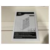 HOMCOM Narrow Shoe Storage Cabinet with Wave-like Panels and Adjustable Shelves for 12 Pairs of Shoes, White