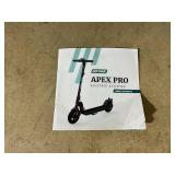 GOTRAX Gotrax Apex Electric Scooter For Adults In Black (Minor Transit Damage, Battery Not Mounted, Stripped Wires, Missing Hardware, Main Parts Are There)