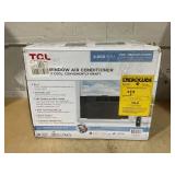 TCL 8,000 BTU Smart Window Air Conditioner, Fan & Dehumidifier, 350 Sq. Ft., Remote Control, Works with Alexa/Google Assistant, Black, W8W92-B4 (Used)