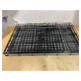 Boots & Barkley Wire Collapsible Dog Crate - L - Black Dimensions: 36" (L), 25" (H) x 23" (W),  Breed size: Large (51-75 Pounds) (No Manual, Easy Assembly)
