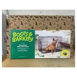 Boots & Barkley Wire Collapsible Dog Crate - L - Black Dimensions: 36" (L), 25" (H) x 23" (W),  Breed size: Large (51-75 Pounds)