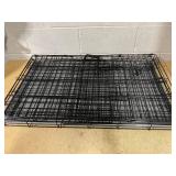 Boots & Barkley Wire Collapsible Dog Crate - L - Black Dimensions: 36" (L), 25" (H) x 23" (W),  Breed size: Large (51-75 Pounds)