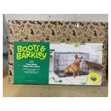 Boots & Barkley Wire Collapsible Dog Crate - L - Black Dimensions: 36" (L), 25" (H) x 23" (W),  Breed size: Large (51-75 Pounds)