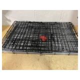 Boots & Barkley Wire Collapsible Dog Crate - L - Black Dimensions: 36" (L), 25" (H) x 23" (W),  Breed size: Large (51-75 Pounds)