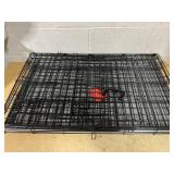 Boots & Barkley Wire Collapsible Dog Crate - L - Black Dimensions: 36" (L), 25" (H) x 23" (W),  Breed size: Large (51-75 Pounds)